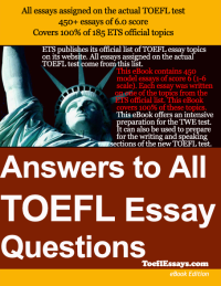 Image of ANSWERS TO ALL TOEFL ESSAY QUESTIONS
